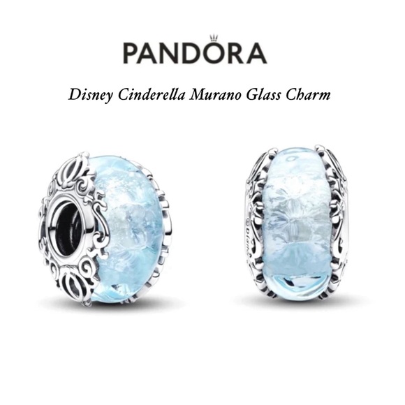 Pandora Jewelry - PANDORA Disney Cinderella Murano Glass Charm w/box